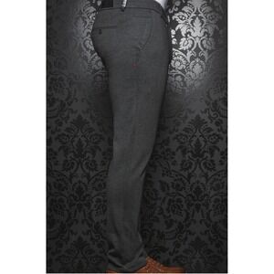 Au Noir Infinity Sophisticated‎ Gray Pants Slim Fit Stretch Chino Trousers 33